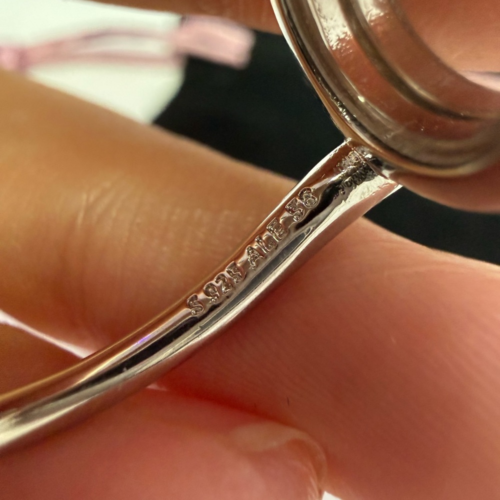 Pandora Silver Floating Locket Ring - image 8